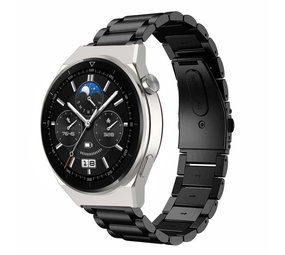 Strap-it Huawei Watch GT 3 Pro 46mm Steel Strap (Black) Strap-it Huawei Watch GT 3 Pro 46mm Steel Strap (Black)