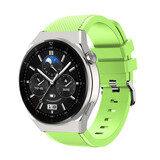 Strap-it Huawei Watch GT 3 Pro 46mm Silicone Strap (Light Green)