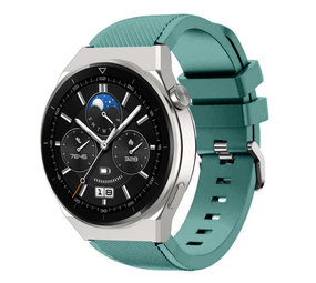 Strap-it Huawei Watch GT 3 Pro 46mm Silicone Strap (Pine Green)
