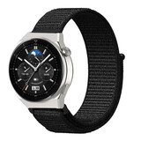 Strap-it Huawei Watch GT 3 Pro 46mm Nylon Strap (Black)