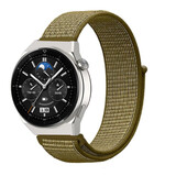 Strap-it Huawei Watch GT 3 Pro 46mm Nylon Strap (Olive) Strap-it Huawei Watch GT 3 Pro 46mm Nylon Strap (Olive)
