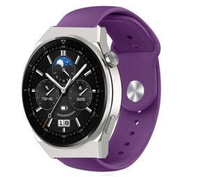 Strap-it Huawei Watch GT 3 Pro 46mm Sport Strap (Purple) Strap-it Huawei Watch GT 3 Pro 46mm Sport Strap (Purple)