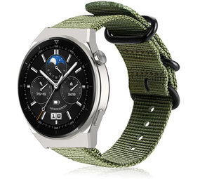 Strap-it Huawei Watch GT 3 Pro 46mm Nylon Buckle Strap (Green) Strap-it Huawei Watch GT 3 Pro 46mm Nylon Buckle Strap (Green)