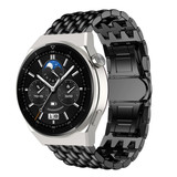 Strap-it Huawei Watch GT 3 Pro 46mm Steel Dragon Strap (Black)