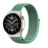 Strap-it Huawei Watch GT 3 Pro 46mm Nylon Strap (Mint) Strap-it Huawei Watch GT 3 Pro 46mm Nylon Strap (Mint)