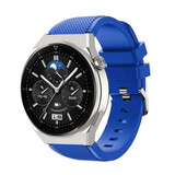 Strap-it Huawei Watch GT 3 Pro 46mm Silicone Strap (Blue)