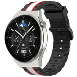 Strap-it Huawei Watch GT 3 Pro 46mm Special Edition Strap (Black/White) Strap-it Huawei Watch GT 3 Pro 46mm Special Edition Strap (Black/White)