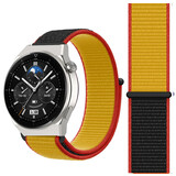 Strap-it Huawei Watch GT 3 Pro 46mm Nylon Strap (Belgium) Strap-it Huawei Watch GT 3 Pro 46mm Nylon Strap (Belgium)