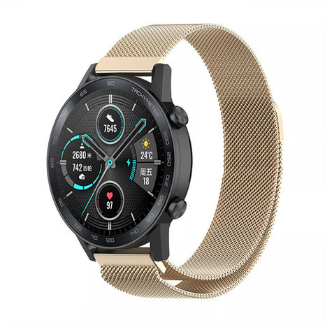 Strap-it Strap-it Honor Magic Watch 2 Milanese Strap (Champagne) Strap-it Strap-it Honor Magic Watch 2 Milanese Strap (Champagne)
