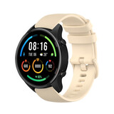 Strap-it Xiaomi Mi Watch Premium Silicone Strap (Beige)