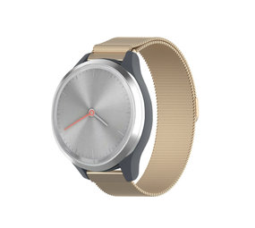 Strap-it Garmin Vivomove 3s Milanese Strap (Champagne) Strap-it Garmin Vivomove 3s Milanese Strap (Champagne)