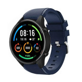 Strap-it Xiaomi Mi Watch Silicone Strap with Buckle (Dark Blue)