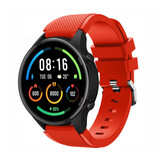 Strap-it Xiaomi Mi Watch Silicone Strap with Buckle (Red)