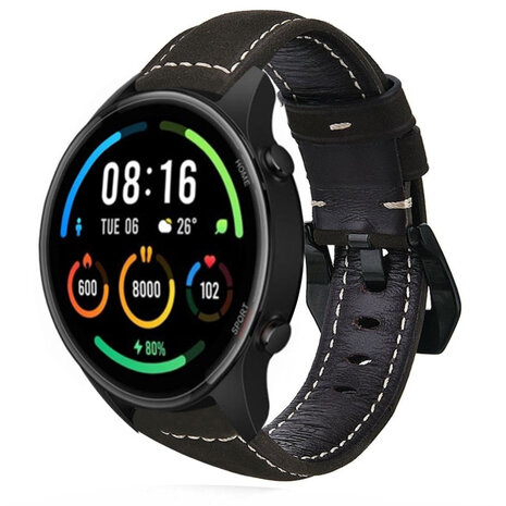 Strap-it Strap-it Xiaomi Mi Watch Leather Strap (Black) Strap-it Strap-it Xiaomi Mi Watch Leather Strap (Black)