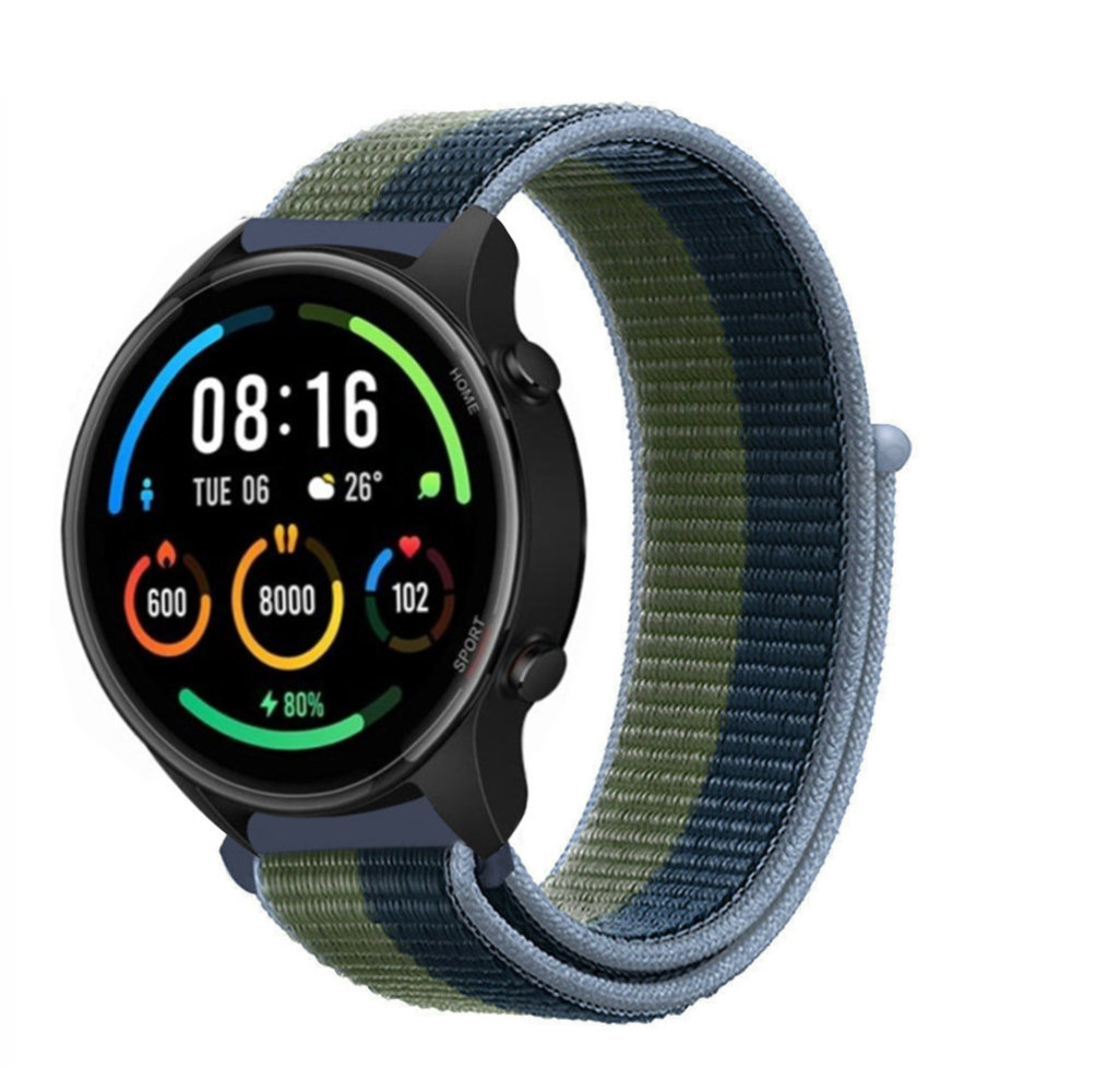 Strap-it Strap-it Xiaomi Mi Watch Nylon Strap (Moss Green) Strap-it Strap-it Xiaomi Mi Watch Nylon Strap (Moss Green)