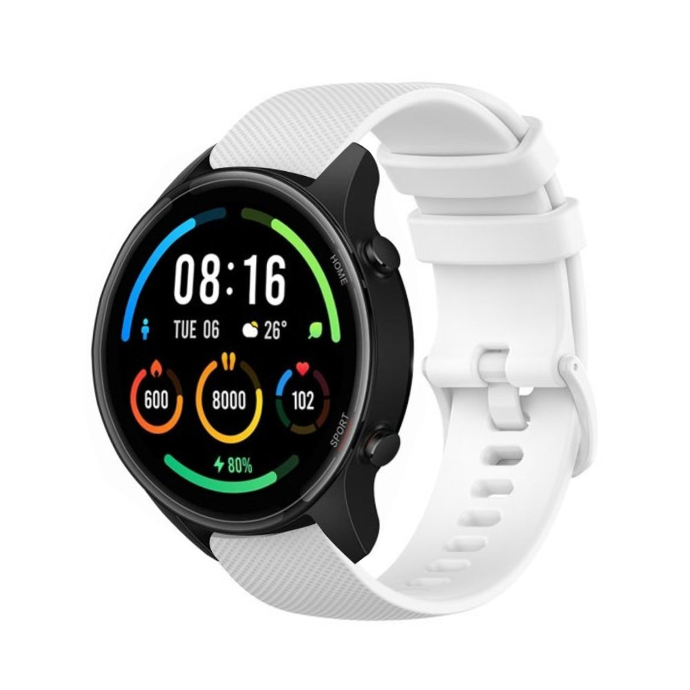 Strap-it Strap-it Xiaomi Mi Watch Premium Silicone Strap (White)