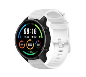 Strap-it Xiaomi Mi Watch Premium Silicone Strap (White)
