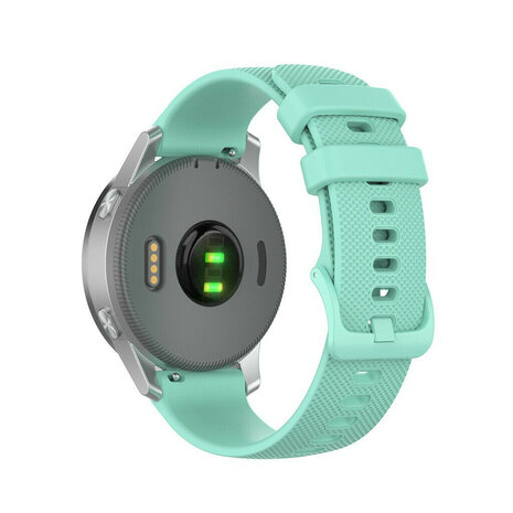 Strap-it Strap-it Fossil Gen 5e 42mm Silicone Strap with Buckle (Aqua)