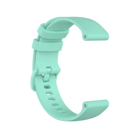Strap-it Strap-it Fossil Gen 5e 42mm Silicone Strap with Buckle (Aqua)