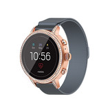 Strap-it Fossil Gen 5e 42mm Milanese Strap (Grey) Strap-it Fossil Gen 5e 42mm Milanese Strap (Grey)