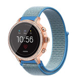 Strap-it Fossil Gen 5e 42mm Nylon Strap (Blue) Strap-it Fossil Gen 5e 42mm Nylon Strap (Blue)