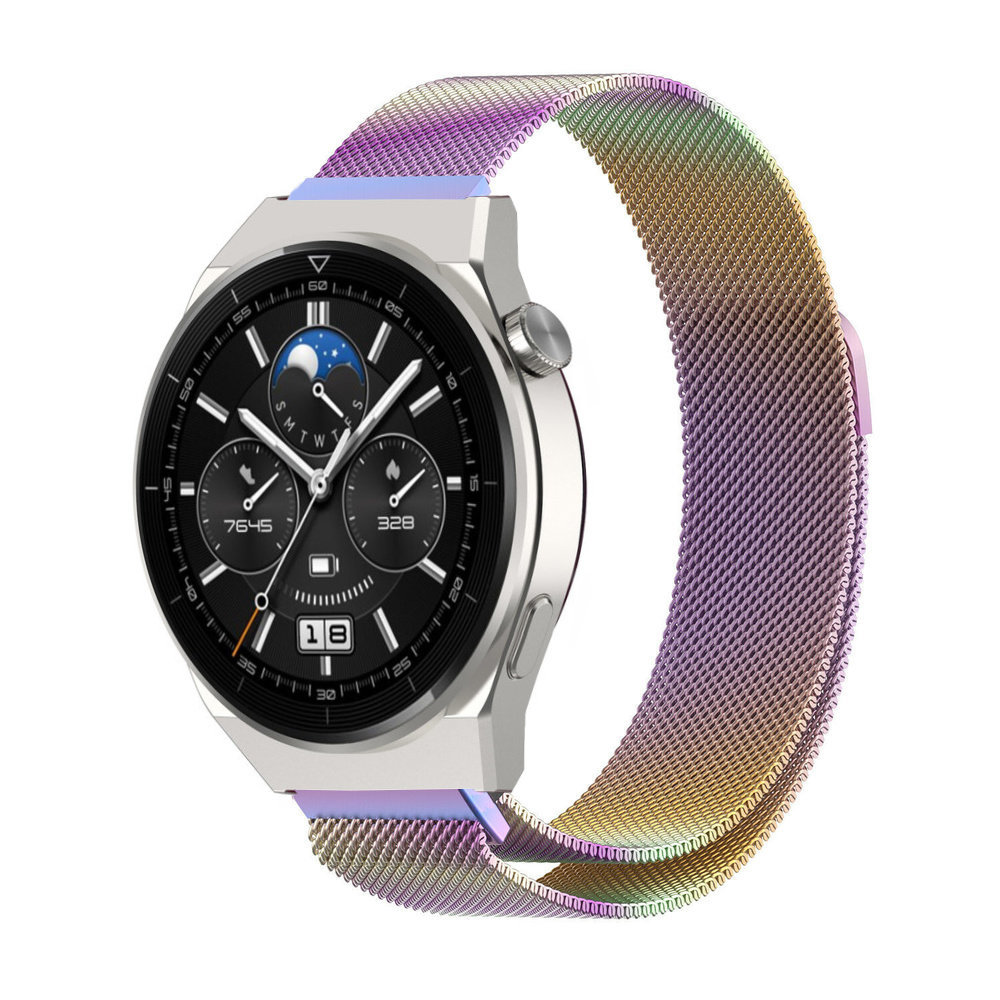Strap-it Strap-it Huawei Watch GT 3 Pro 46mm Milanese Strap (Pearlescent) Strap-it Strap-it Huawei Watch GT 3 Pro 46mm Milanese Strap (Pearlescent)