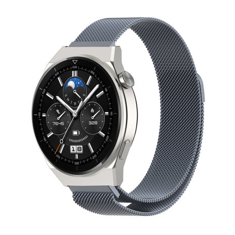 Strap-it Strap-it Huawei Watch GT 3 Pro 46mm Milanese Strap (Space Grey) Strap-it Strap-it Huawei Watch GT 3 Pro 46mm Milanese Strap (Space Grey)