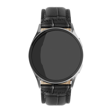 Strap-it Strap-it Samsung Galaxy Watch 46mm Leather Strap Crocodile Grain (Black) Strap-it Strap-it Samsung Galaxy Watch 46mm Leather Strap Crocodile Grain (Black)