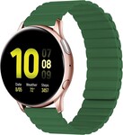 Strap-it Strap-it Samsung Galaxy Watch Active Magnetic Silicone Strap (Green)