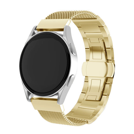 Samsung Galaxy Watch Active Steel Milanese Strap Gold