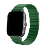 Strap-it Amazfit Bip Magnetic Silicone Strap (Green)
