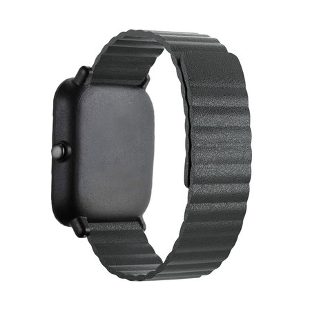 Strap-it Strap-it Xiaomi Amazfit GTS Leather Loop Strap (Black) Strap-it Strap-it Xiaomi Amazfit GTS Leather Loop Strap (Black)