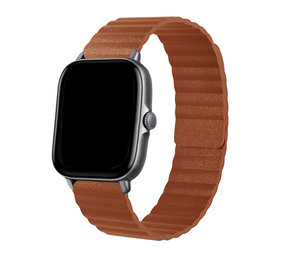 Strap-it Xiaomi Amazfit GTS Leather Loop Strap (Brown) Strap-it Xiaomi Amazfit GTS Leather Loop Strap (Brown)