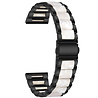 Strap-it Strap-it Xiaomi Amazfit GTS 2 Resin Steel Strap (Black/White) Strap-it Strap-it Xiaomi Amazfit GTS 2 Resin Steel Strap (Black/White)
