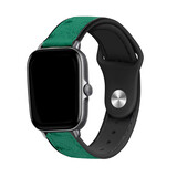 Strap-it Xiaomi Amazfit GTS 2 Hybrid Leather Strap (Green) Strap-it Xiaomi Amazfit GTS 2 Hybrid Leather Strap (Green)