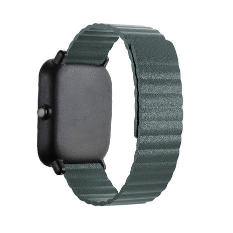 Strap-it Strap-it Amazfit GTS 3 Leather Loop Strap (Pine Green) Strap-it Strap-it Amazfit GTS 3 Leather Loop Strap (Pine Green)