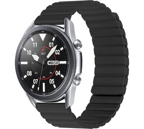 Strap-it Samsung Galaxy Watch 3 45mm Magnetic Silicone Strap (Black) Strap-it Samsung Galaxy Watch 3 45mm Magnetic Silicone Strap (Black)
