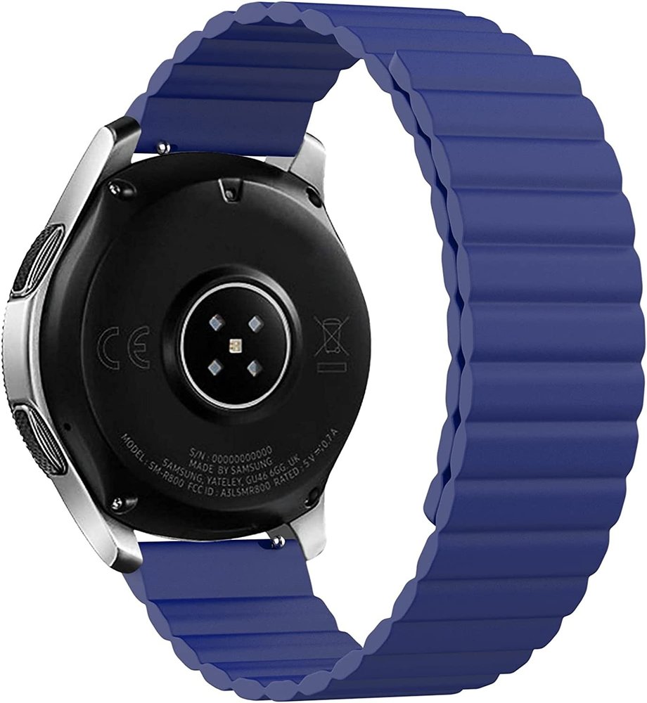 Strap-it Strap-it Samsung Galaxy Watch 3 45mm Magnetic Silicone Strap (Blue) Strap-it Strap-it Samsung Galaxy Watch 3 45mm Magnetic Silicone Strap (Blue)