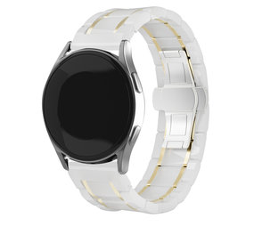 Samsung Gear S3 Ceramic Steel Strap White Gold