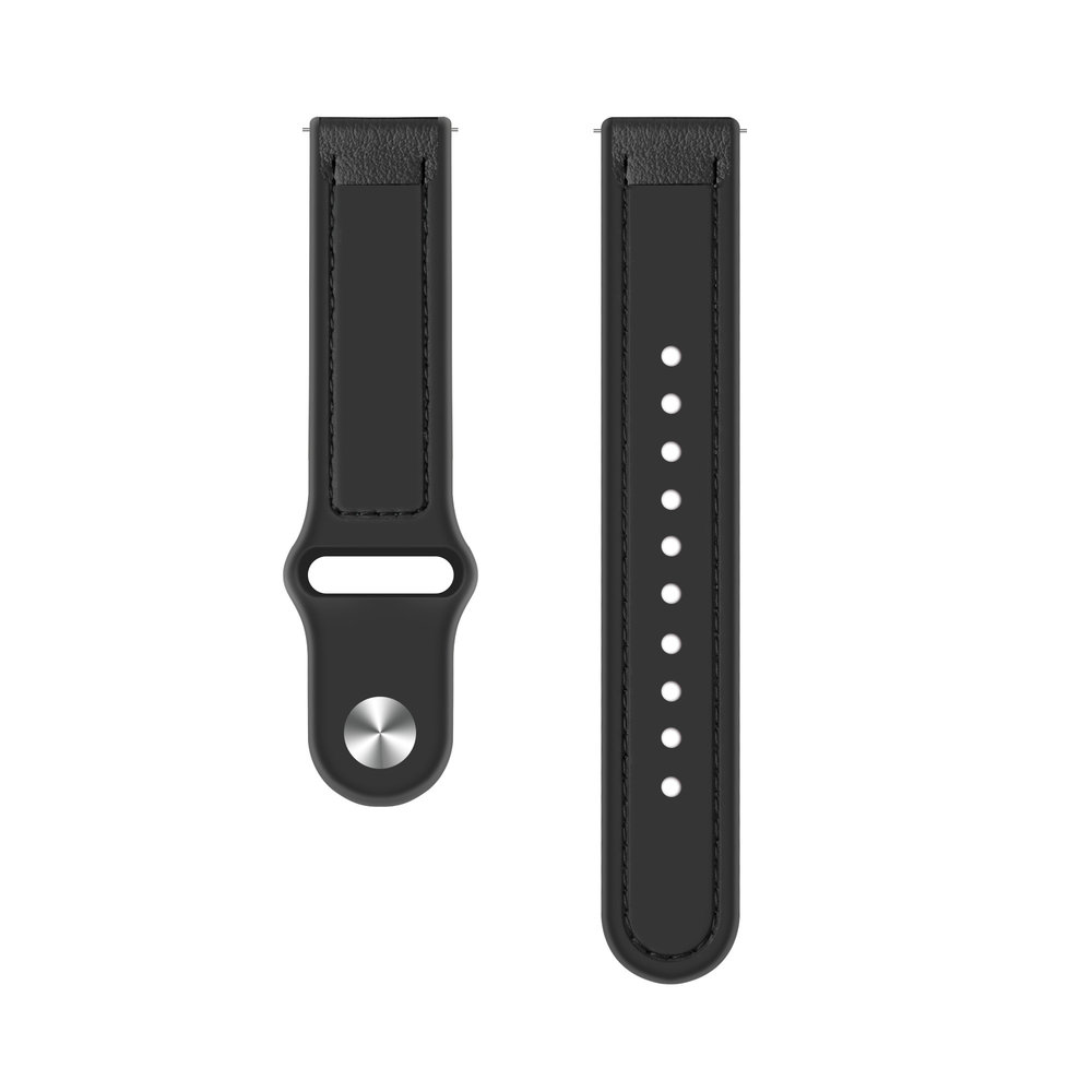 Strap-it Strap-it Xiaomi Amazfit GTR 2 Hybrid Leather Strap (Black) Strap-it Strap-it Xiaomi Amazfit GTR 2 Hybrid Leather Strap (Black)