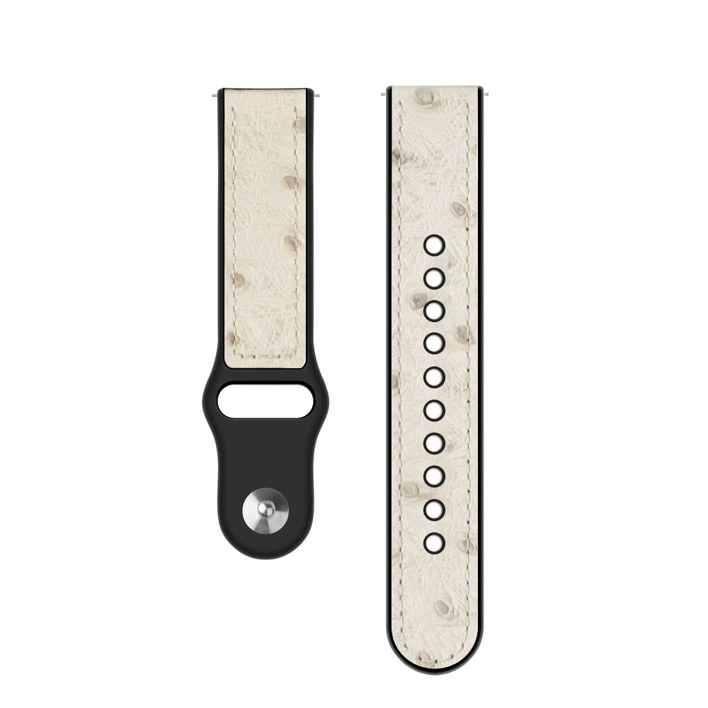 Strap-it Strap-it Xiaomi Watch S1 Hybrid Leather Strap (Sand White) Strap-it Strap-it Xiaomi Watch S1 Hybrid Leather Strap (Sand White)
