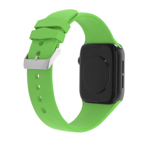 Strap-it Strap-it Apple Watch Silicone Strap with Buckle (Green)