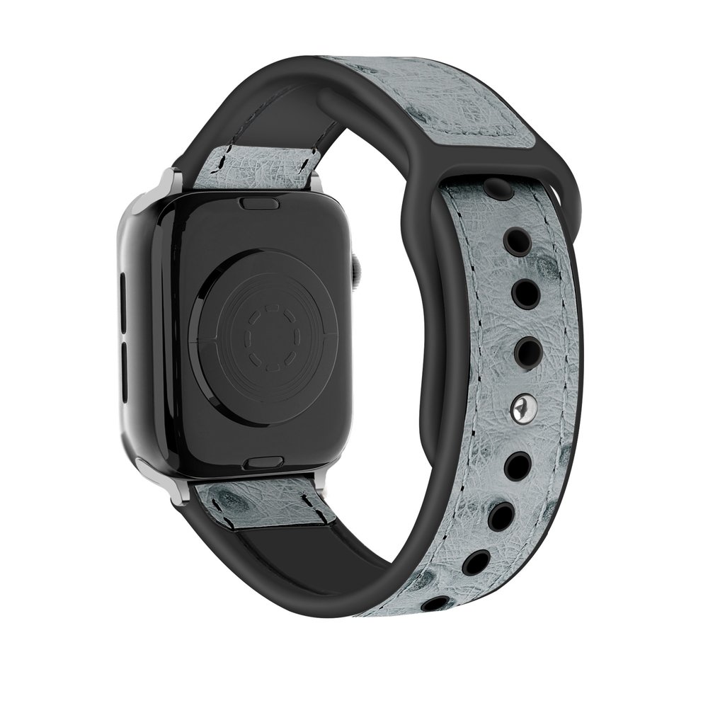 Strap-it Strap-it Apple Watch Hybrid Leather Strap (Grey) Strap-it Strap-it Apple Watch Hybrid Leather Strap (Grey)