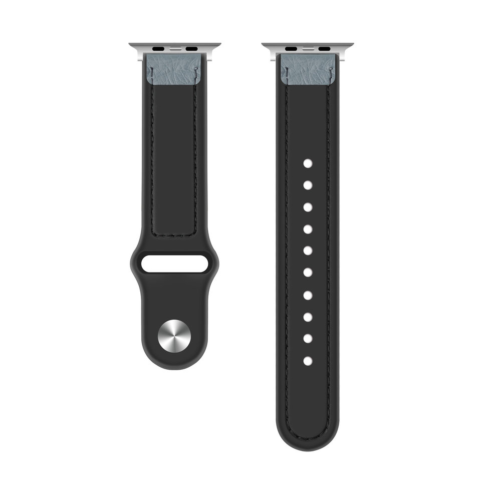 Strap-it Strap-it Apple Watch Hybrid Leather Strap (Grey) Strap-it Strap-it Apple Watch Hybrid Leather Strap (Grey)