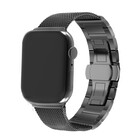 Strap-it Strap-it Apple Watch Steel/Milanese Strap (Black)