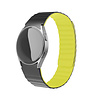Strap-it Strap-it Samsung Galaxy Watch 4 Classic 42mm Magnetic Silicone Strap (Black/Yellow) Strap-it Strap-it Samsung Galaxy Watch 4 Classic 42mm Magnetic Silicone Strap (Black/Yellow)