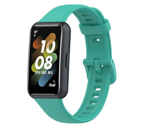 Strap-it Huawei Band 7 Silicone Strap (Aqua)