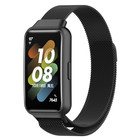 Strap-it Strap-it Huawei Band 7 Milanese Strap (Black)