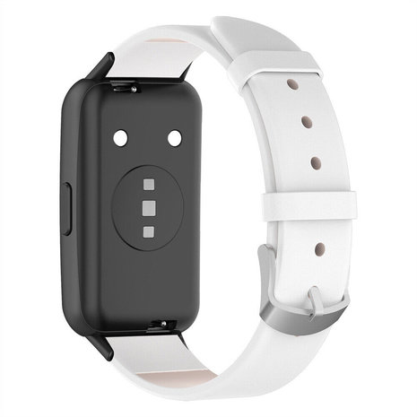 Strap-it Strap-it Huawei Band 7 Leather Strap (White) Strap-it Strap-it Huawei Band 7 Leather Strap (White)