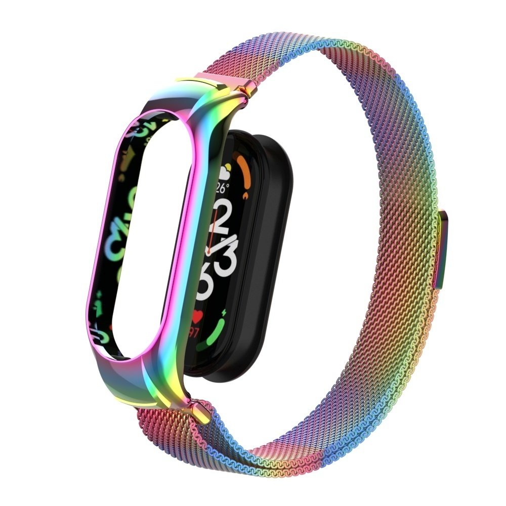 Strap-it Strap-it Xiaomi Mi Band 7 Milanese Strap (Pearlescent) Strap-it Strap-it Xiaomi Mi Band 7 Milanese Strap (Pearlescent)